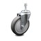 Service Caster 5 Inch Thermoplastic Rubber Wheel Swivel 3/8 Inch Threaded Stem Caster SCC SCC-TS20S514-TPRB-381615 - alternate 2
